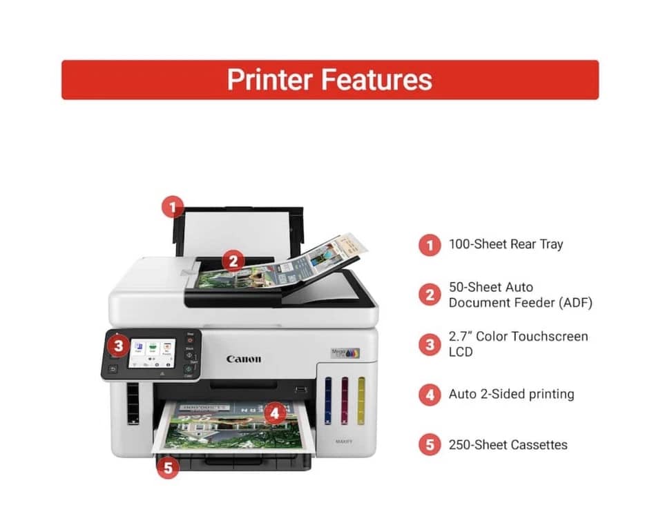 Canon MAXIFY GX6120 Printers New