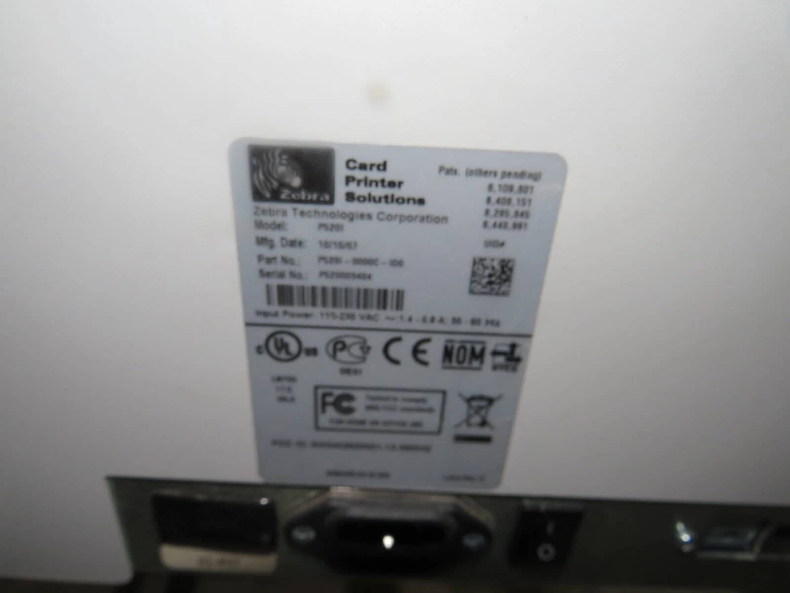 Zebra P520I Printers Used - Good
