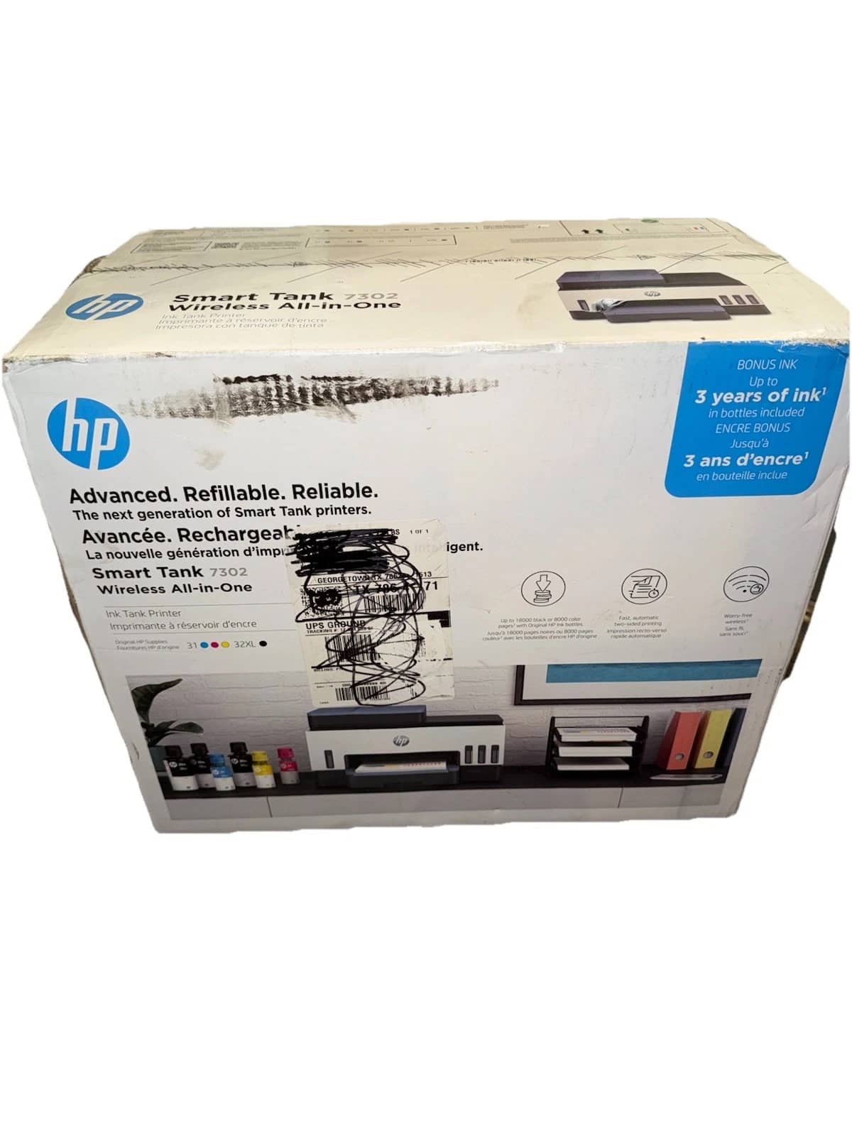 HP Smart Tank 7302 Printers Used - Good