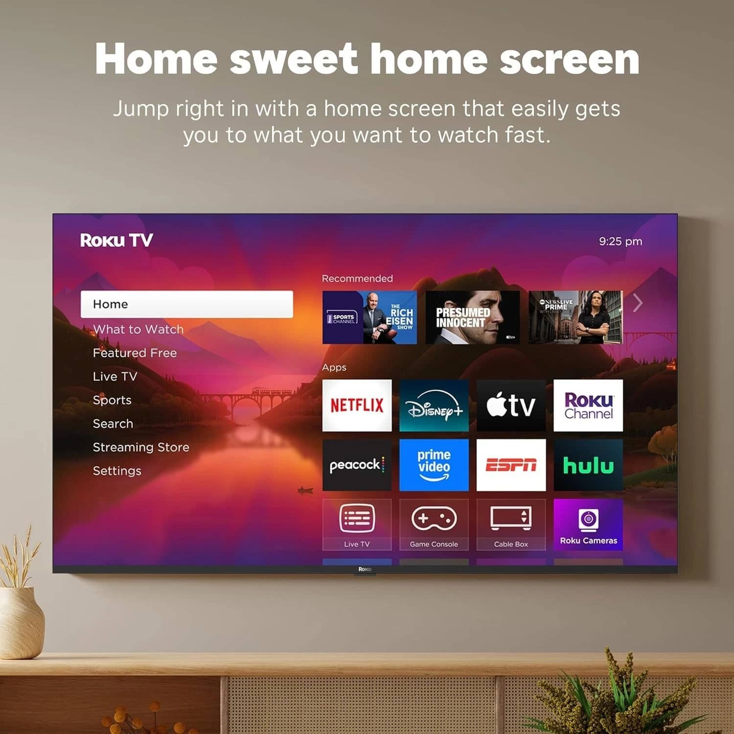 Roku Plus Series TVs 55 inch New