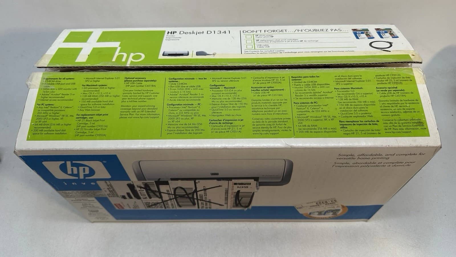 HP Deskjet D1341 Printers New