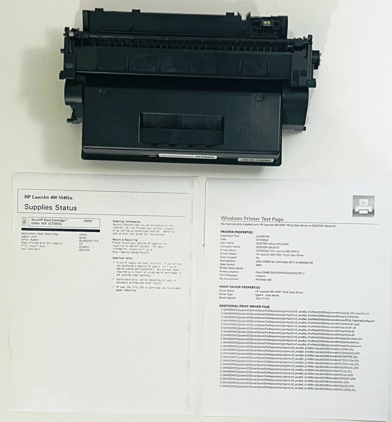 HP LaserJet Pro 400 M401dn Printers New