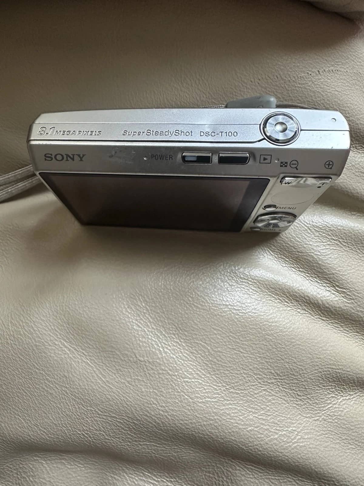 Sony Cyber-shot DSC-T100 Digital Cameras Silver Used - Good Body Only