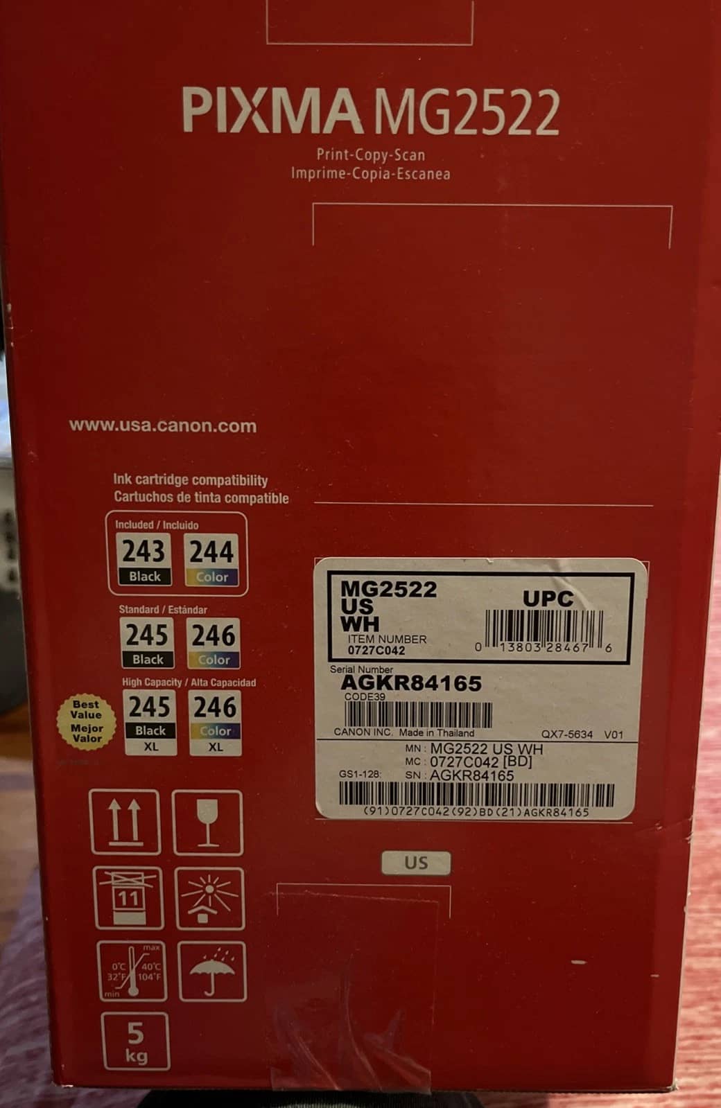 Canon MG2522 Printers Open-Box Excellent