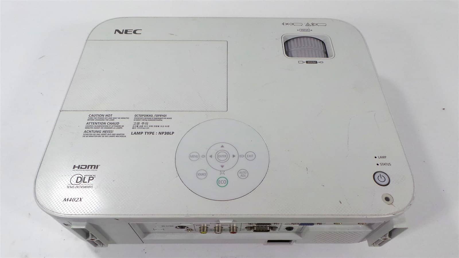 NEC NP-M402X Projectors Used - Good