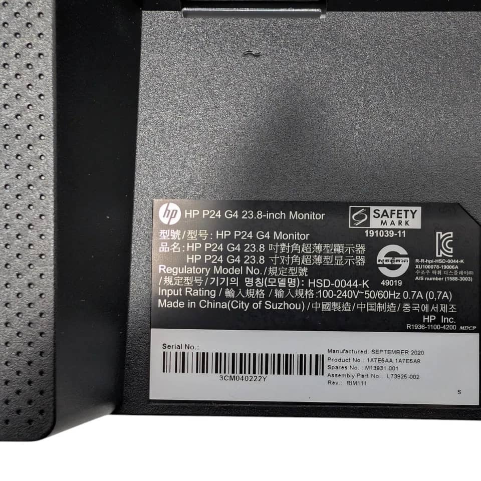 HP P24 G4 Monitors