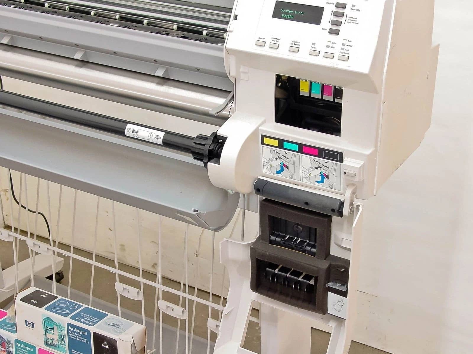 HP DesignJet 2500CP Printers For parts or not working