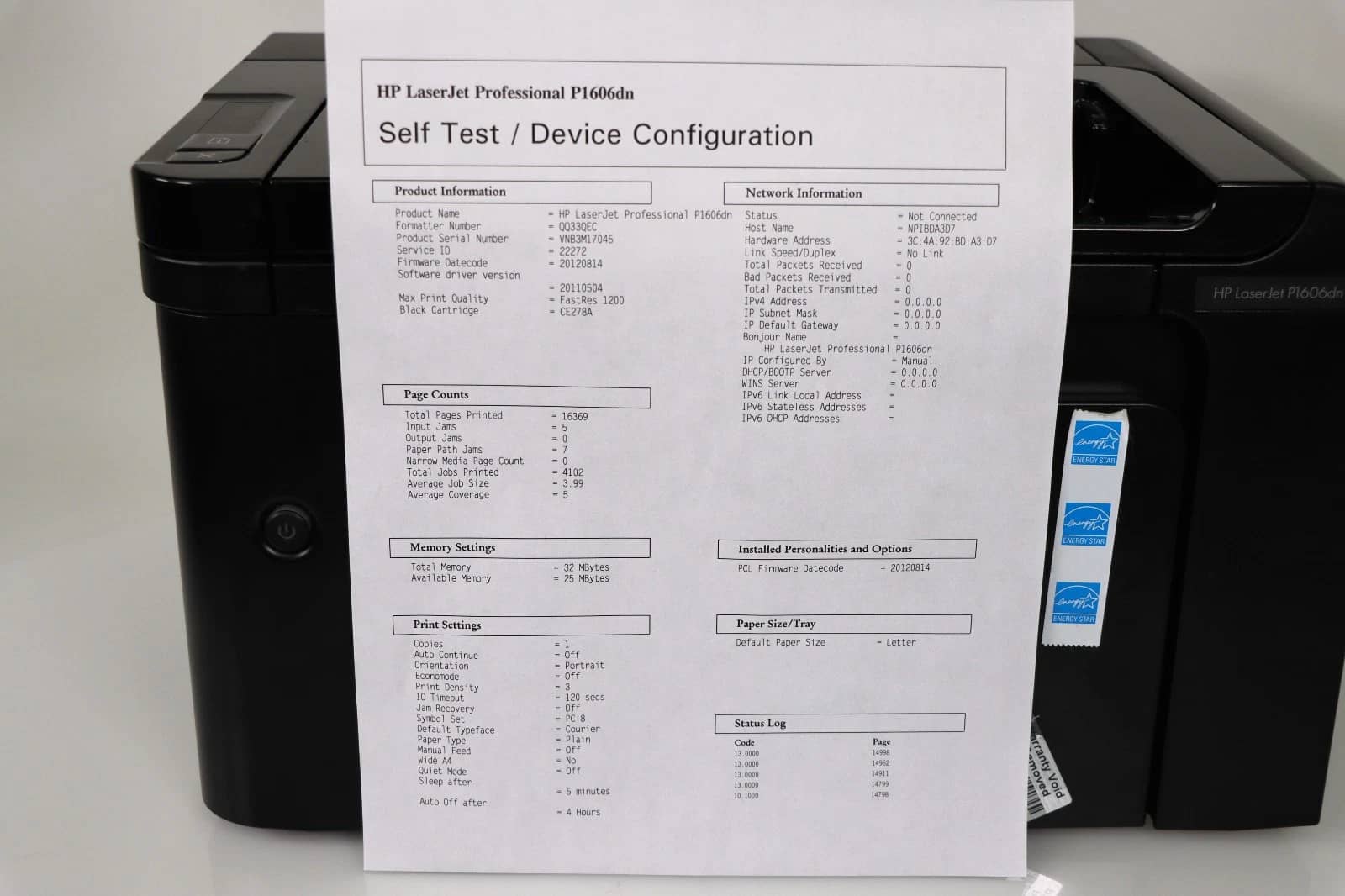 HP Laserjet P1606dn Printers New