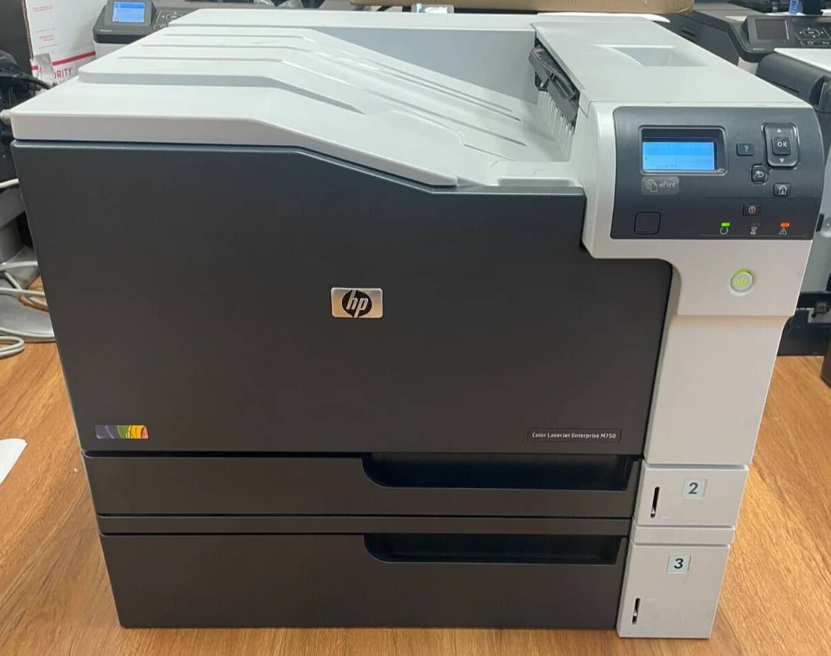 HP Color Laserjet M750 Printers Used - Good