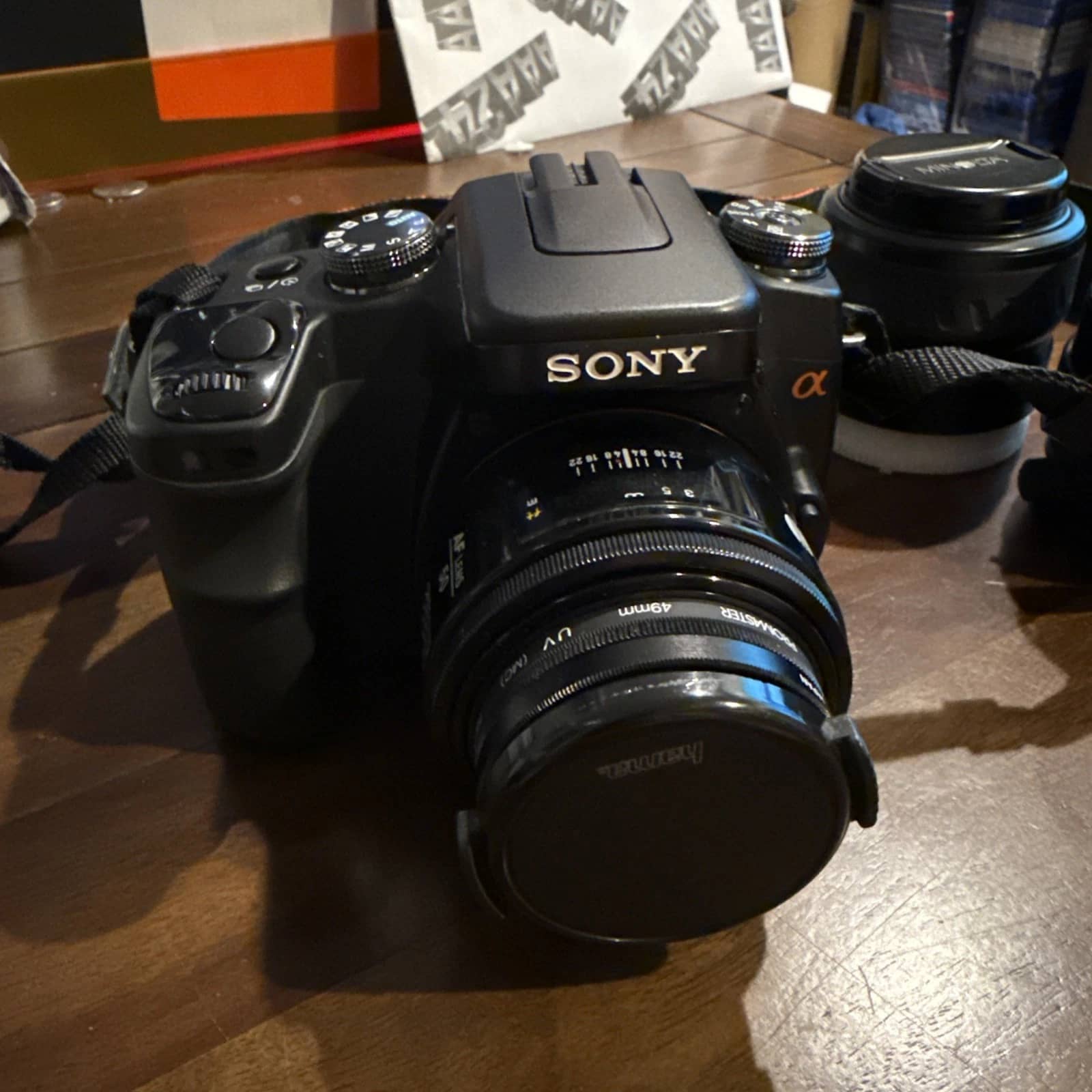 Sony DSLR-A100 Digital Cameras Black New Body Only
