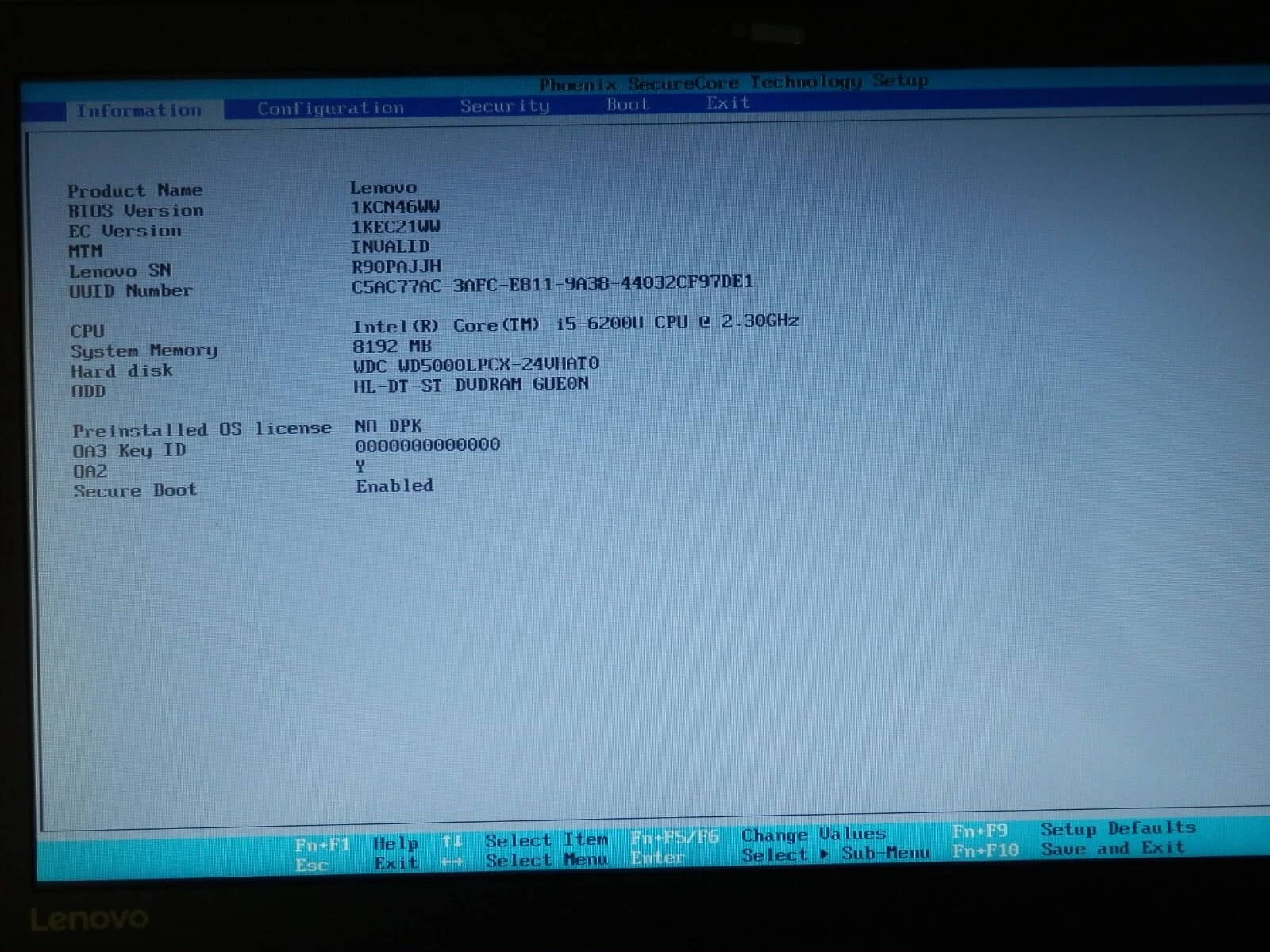 Lenovo V110-15ISK Computers Used - Good