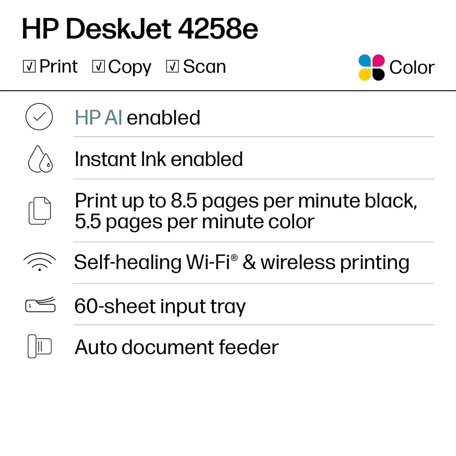 HP 4258e Printers New