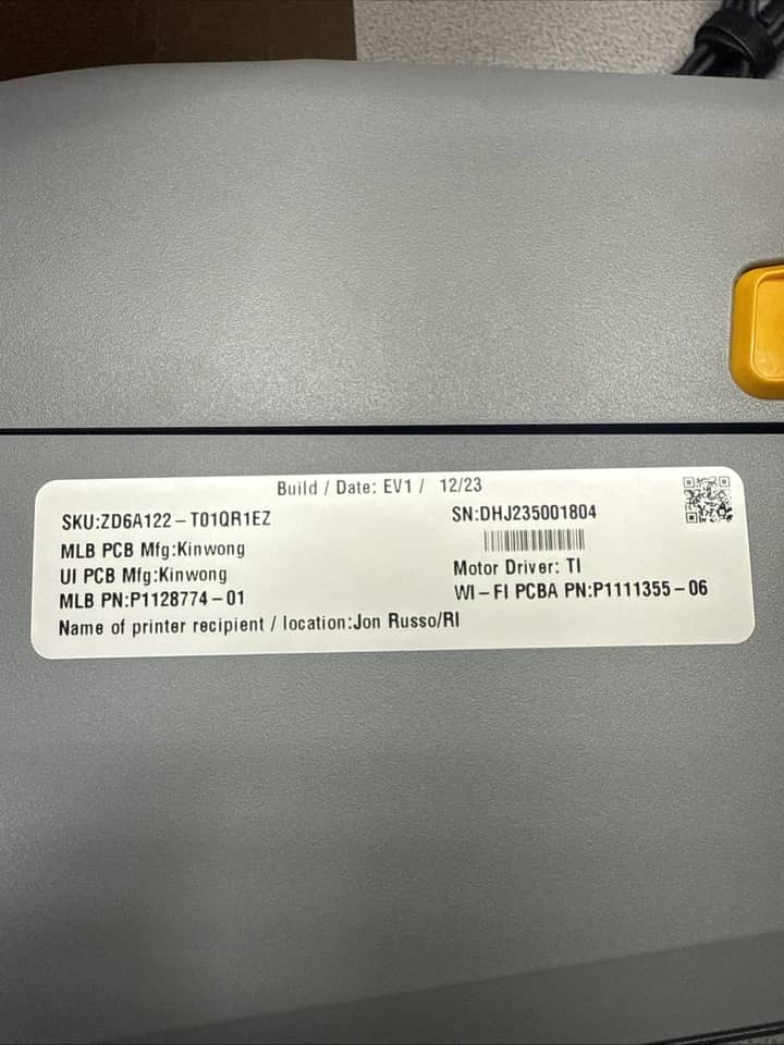 Zebra ZD611 Printers New