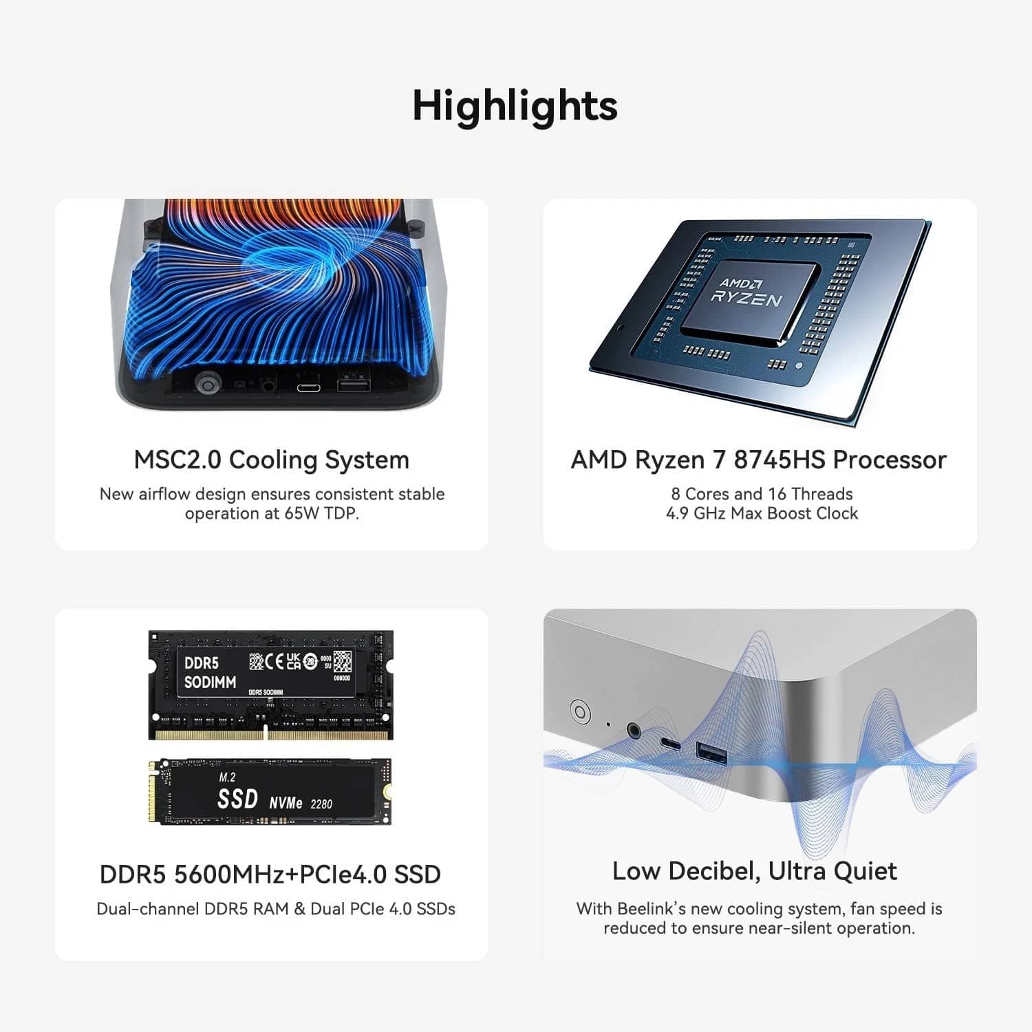 Beelink SER8 Computers New