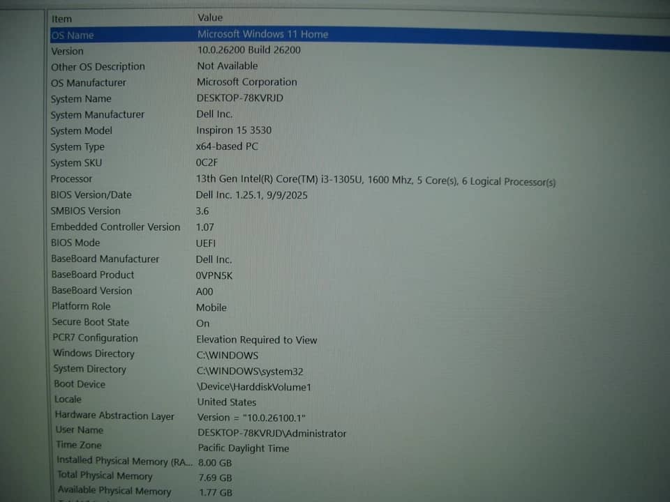 Dell Inspiron 15 3530 Computers
