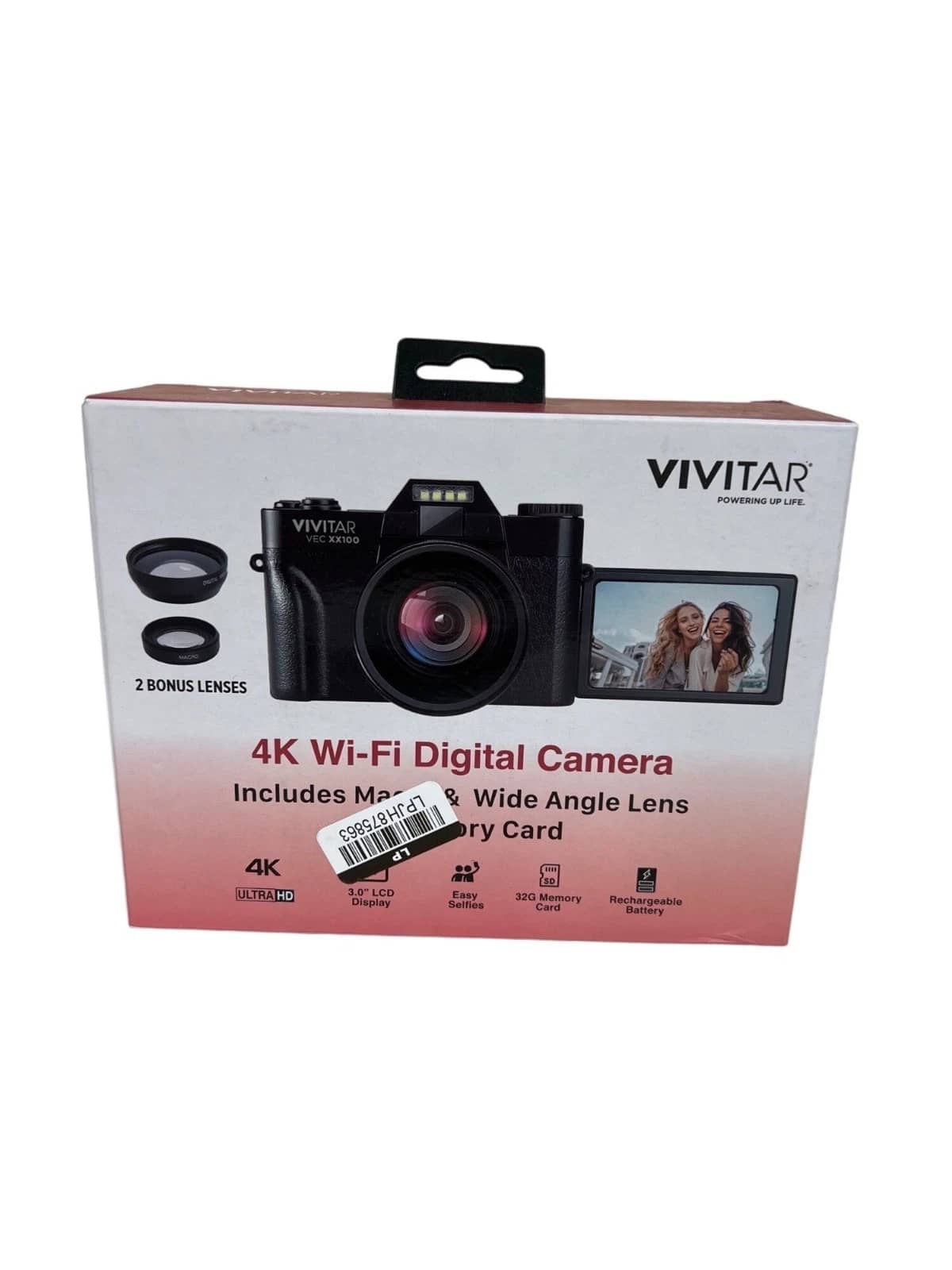 Vivitar VEC XX100 Digital Cameras Black Open-Box Excellent Body Only