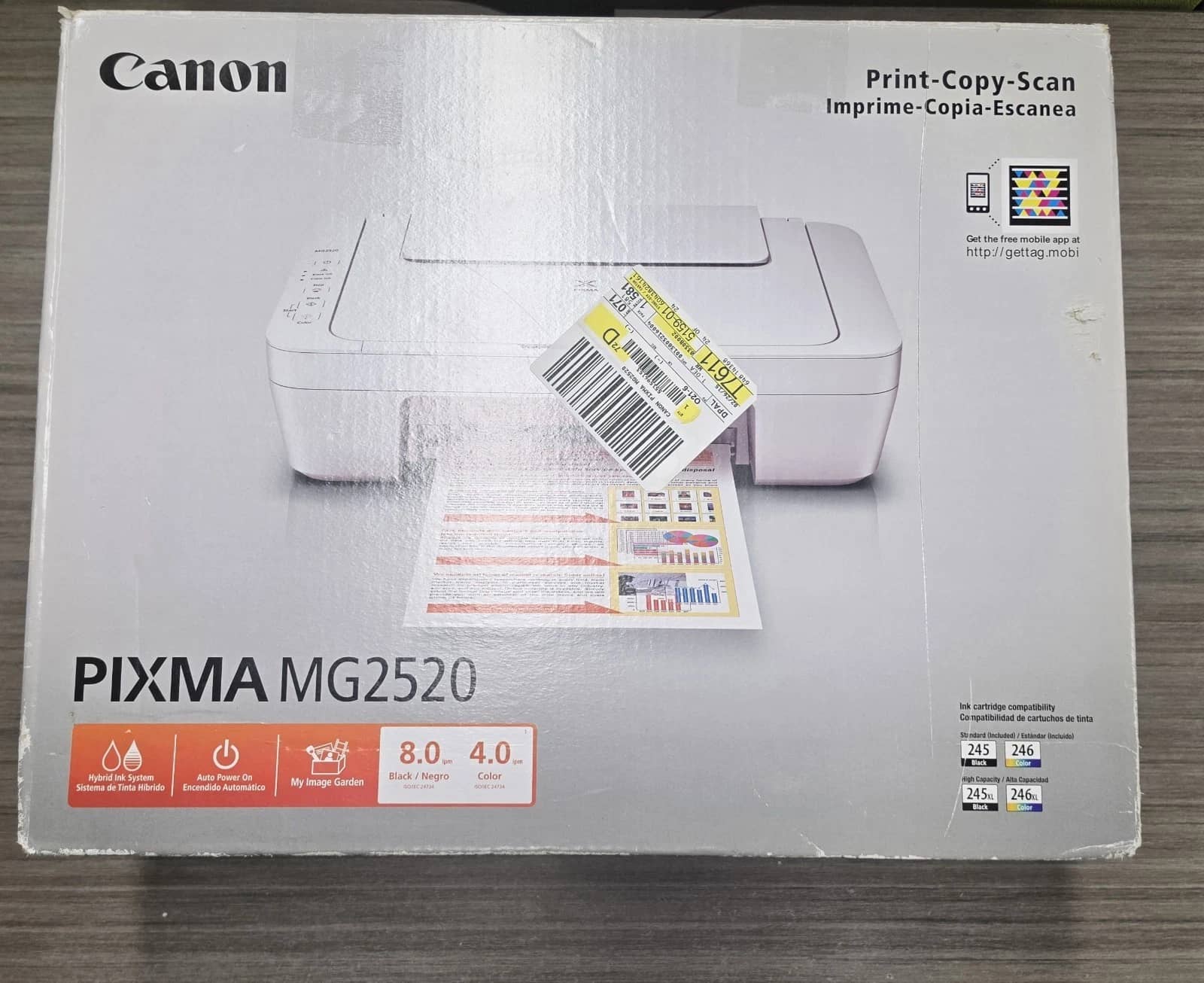 Canon PIXMA MG2520 Printers New