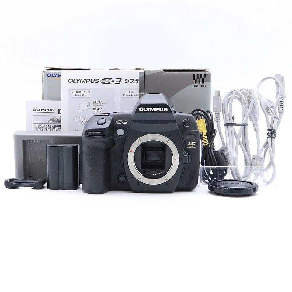 OM SYSTEM E-3 Digital Cameras Black For parts or not working Body Only