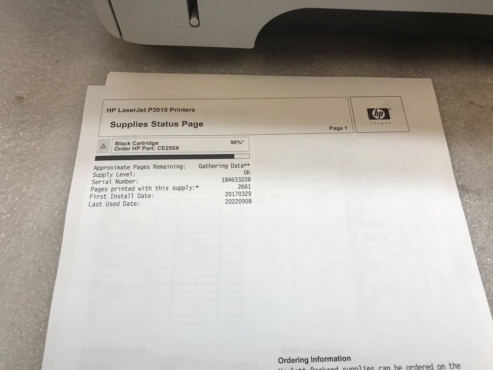 HP LaserJet Enterprise P3015 Printers Used - Good