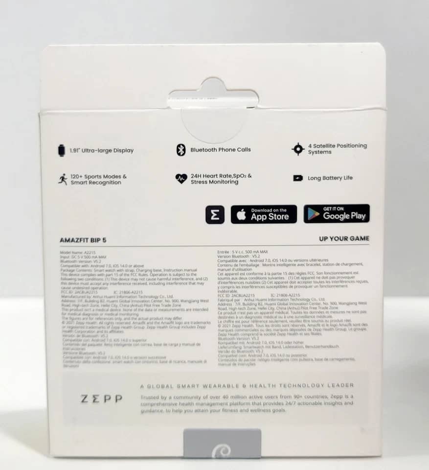 Amazfit Amazfit Bip Smartwatches Pink 44mm New