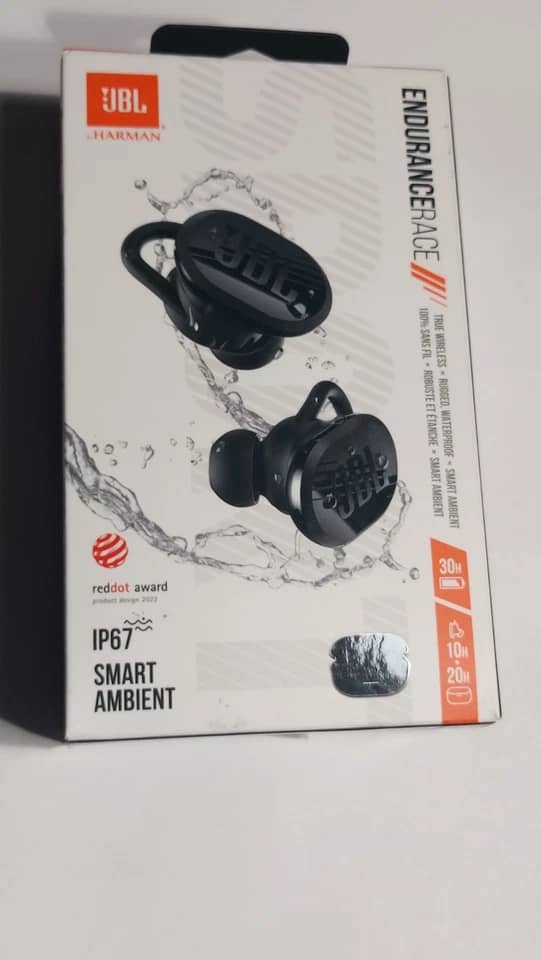 JBL ENDURANCE RACE Headphones & Earbuds Black New