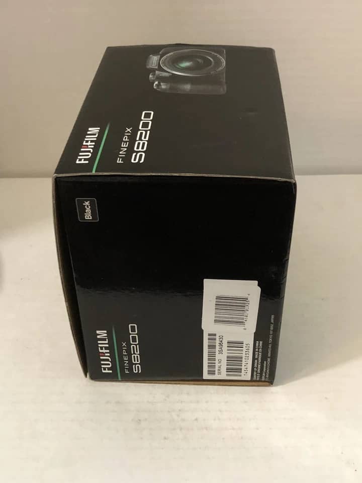 Fujifilm FinePix S8200 Digital Cameras Black New Body Only
