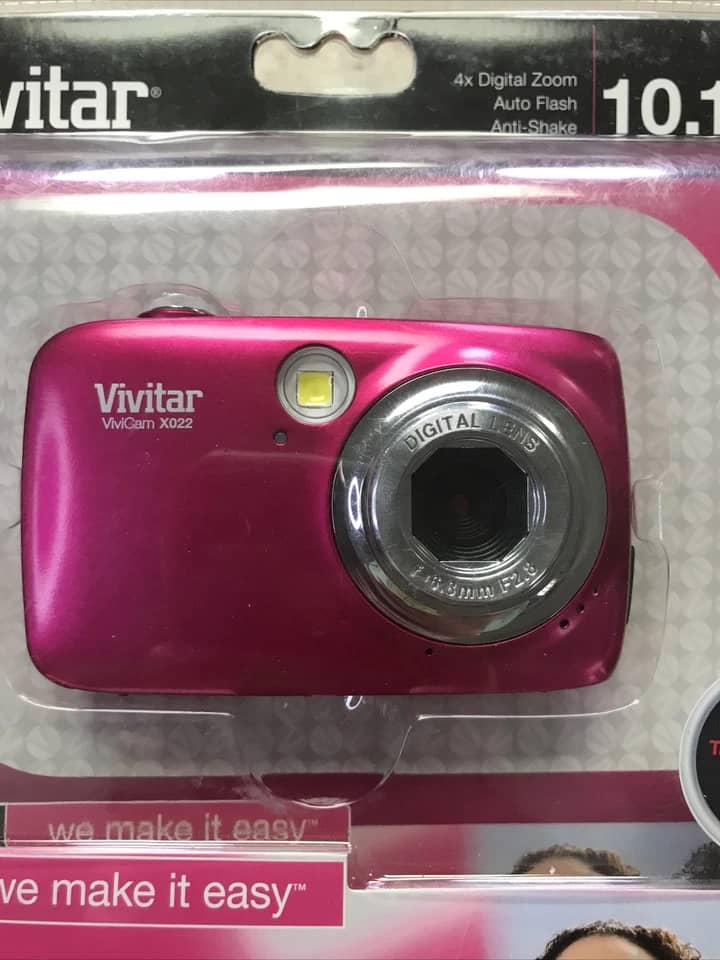Vivitar ViviCam X022 Digital Cameras pink Used - Good Body Only