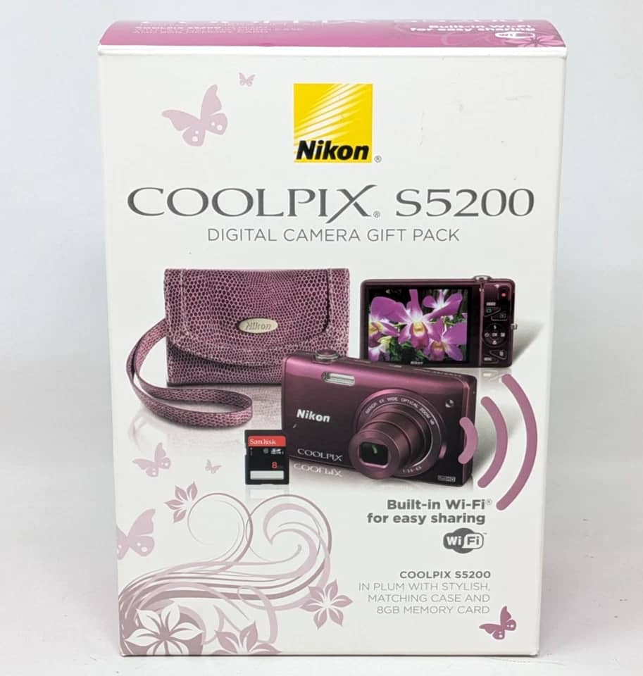 Nikon COOLPIX S5200 Digital Cameras Black New Body Only