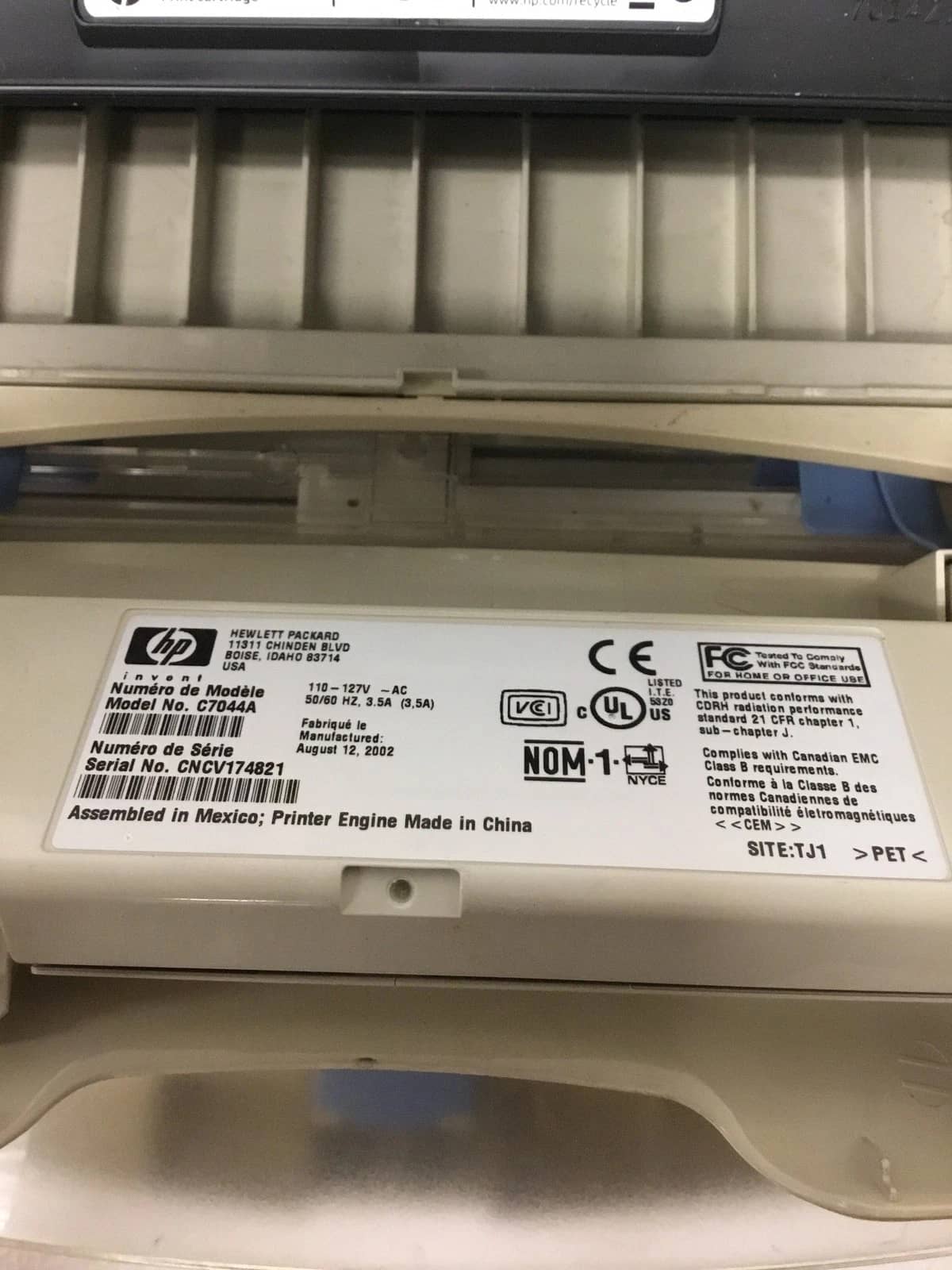 HP LaserJet 1200 Series Printers For parts or not working