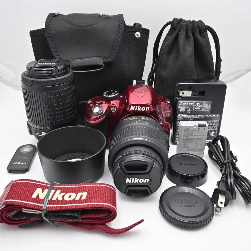 Nikon D3200 Digital Cameras Black New Body Only