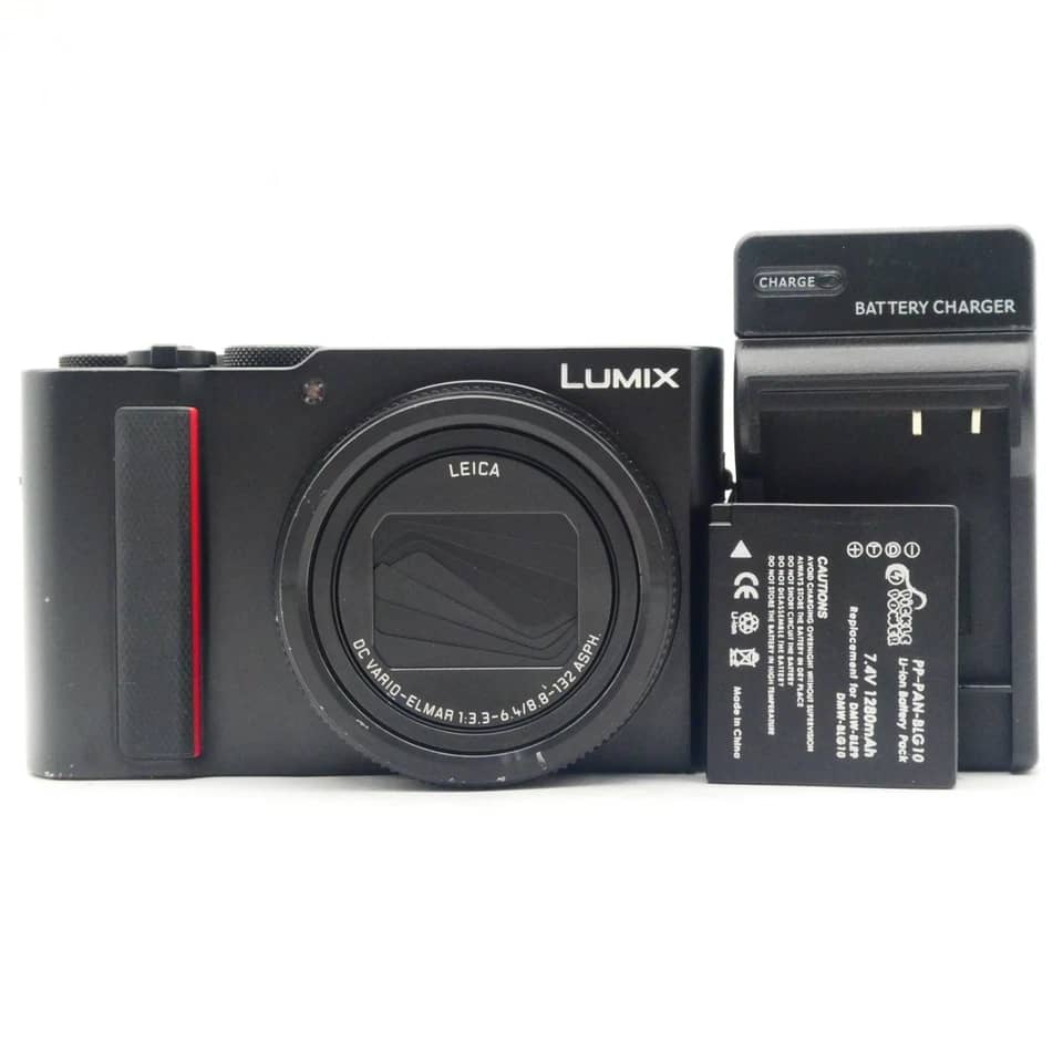 Panasonic LUMIX ZS200 Digital Cameras Black New