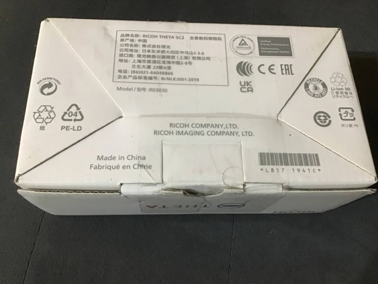 Ricoh Theta SC2 Digital Cameras pink Open-Box Excellent Body Only
