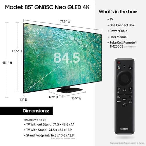 Samsung QN85C TVs