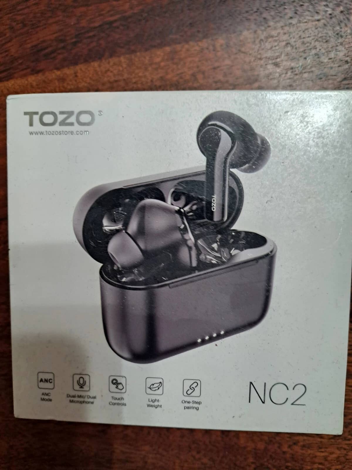 TOZO NC2 Headphones & Earbuds Black New