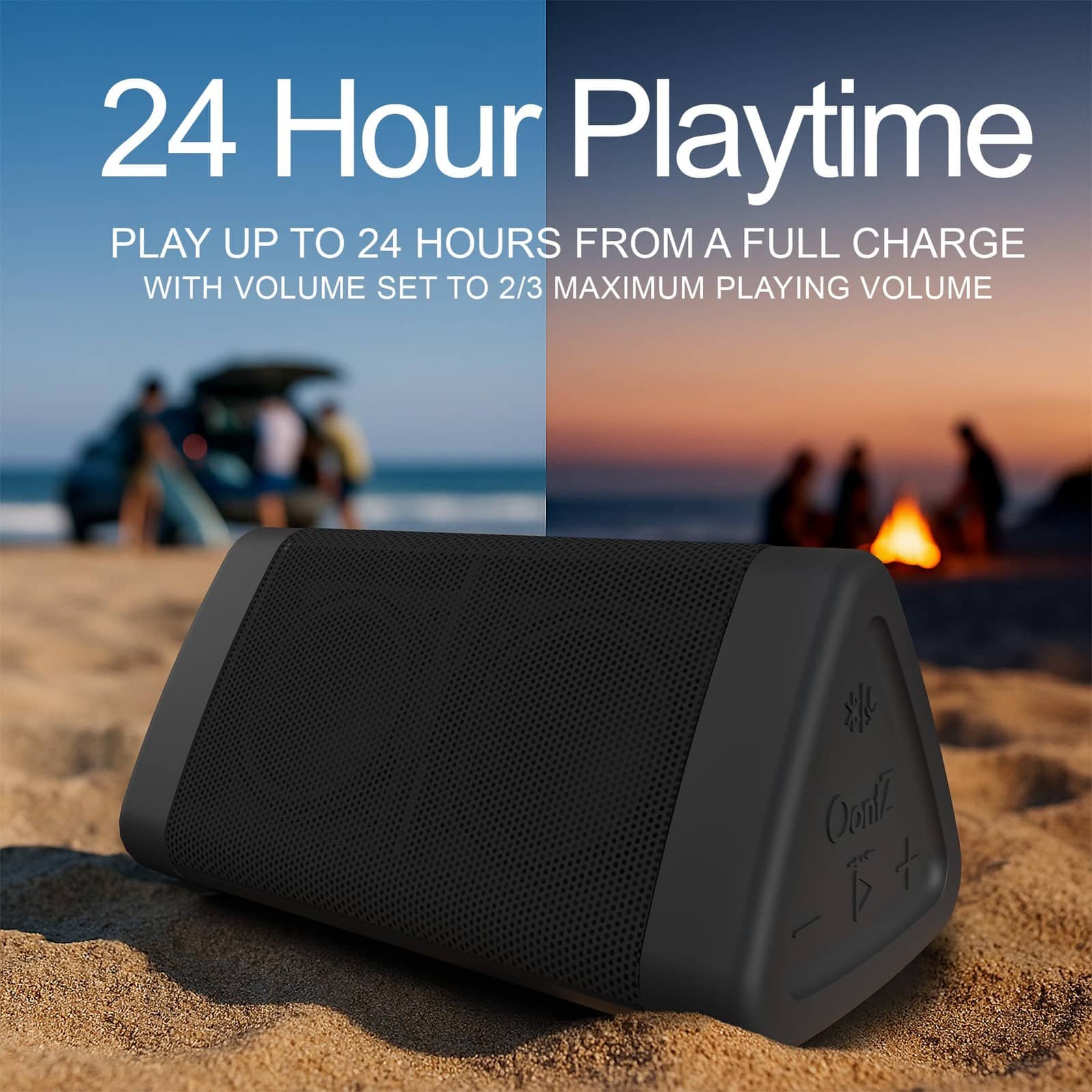 OontZ Angle 3 Portable Bluetooth Speakers Black New