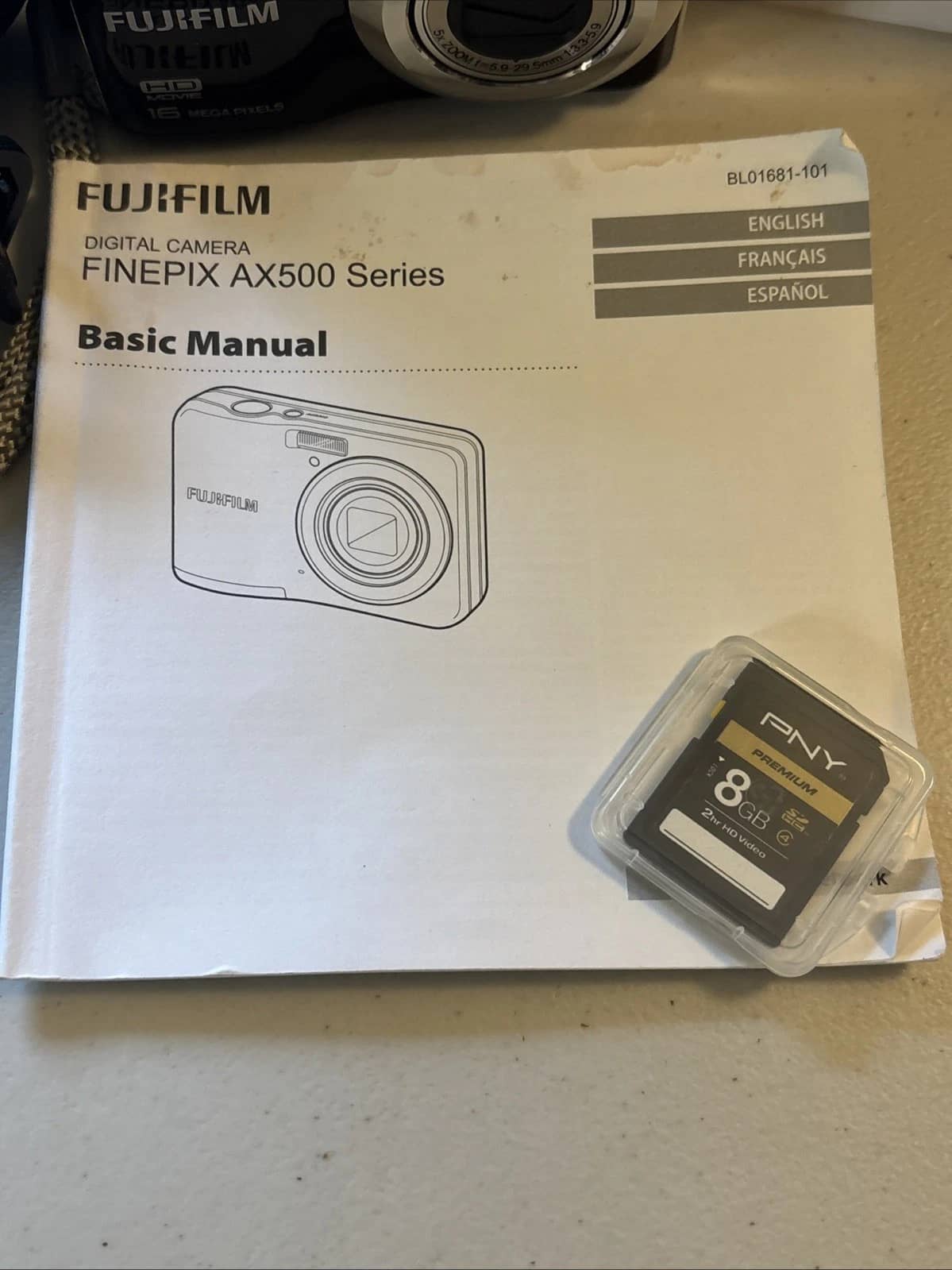 Fujifilm AX500 Digital Cameras Red New Body Only
