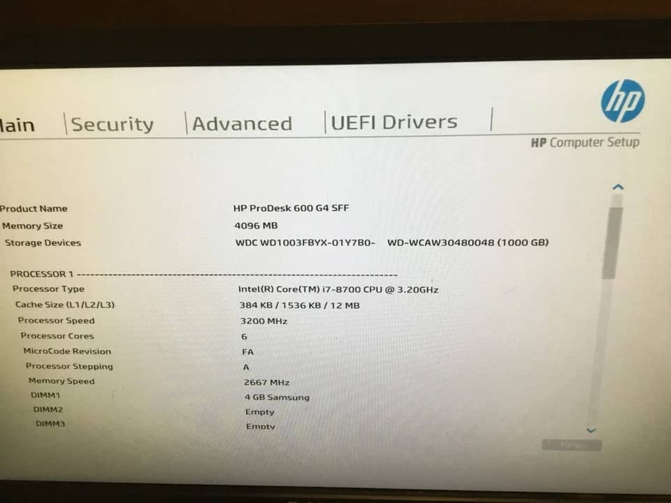 HP ProDesk 600 G4 SFF Computers 500GB 8GB Refurbished - Excellent