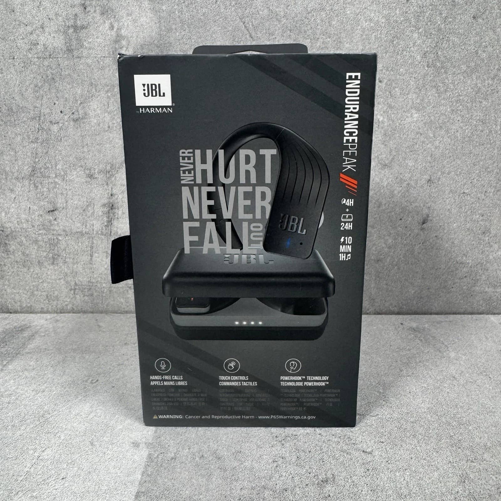 JBL JBLENDURPEAKBLKAM Headphones & Earbuds Black New