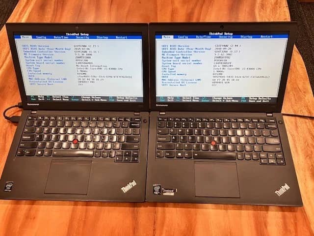 Lenovo ThinkPad X240/250 Computers 250GB 8GB Used - Good