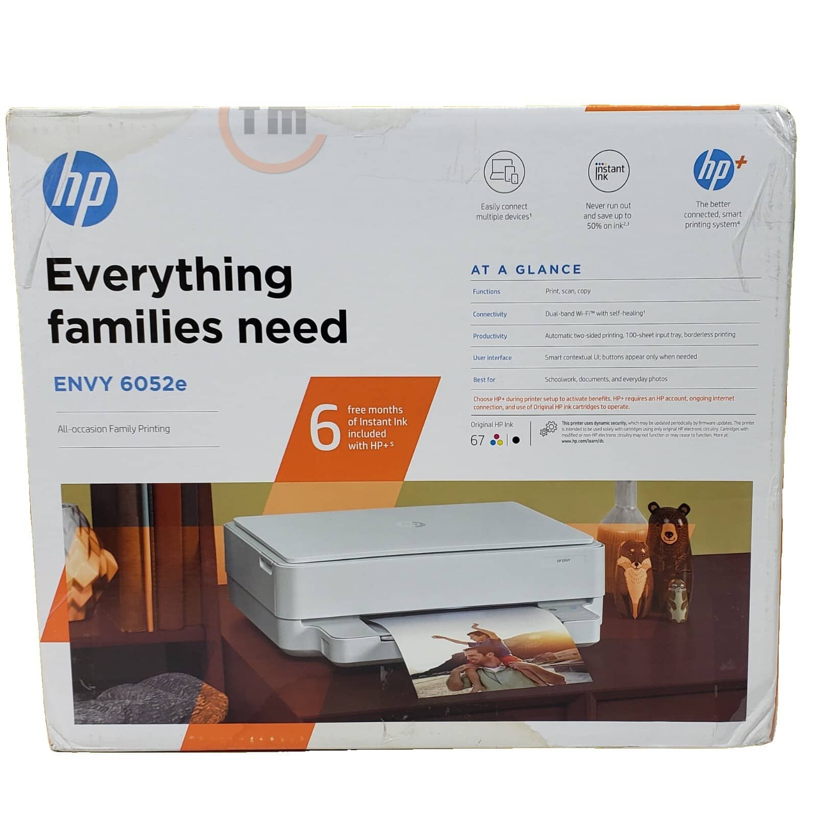 HP ENVY Inspire 7252e Printers Open-Box Excellent