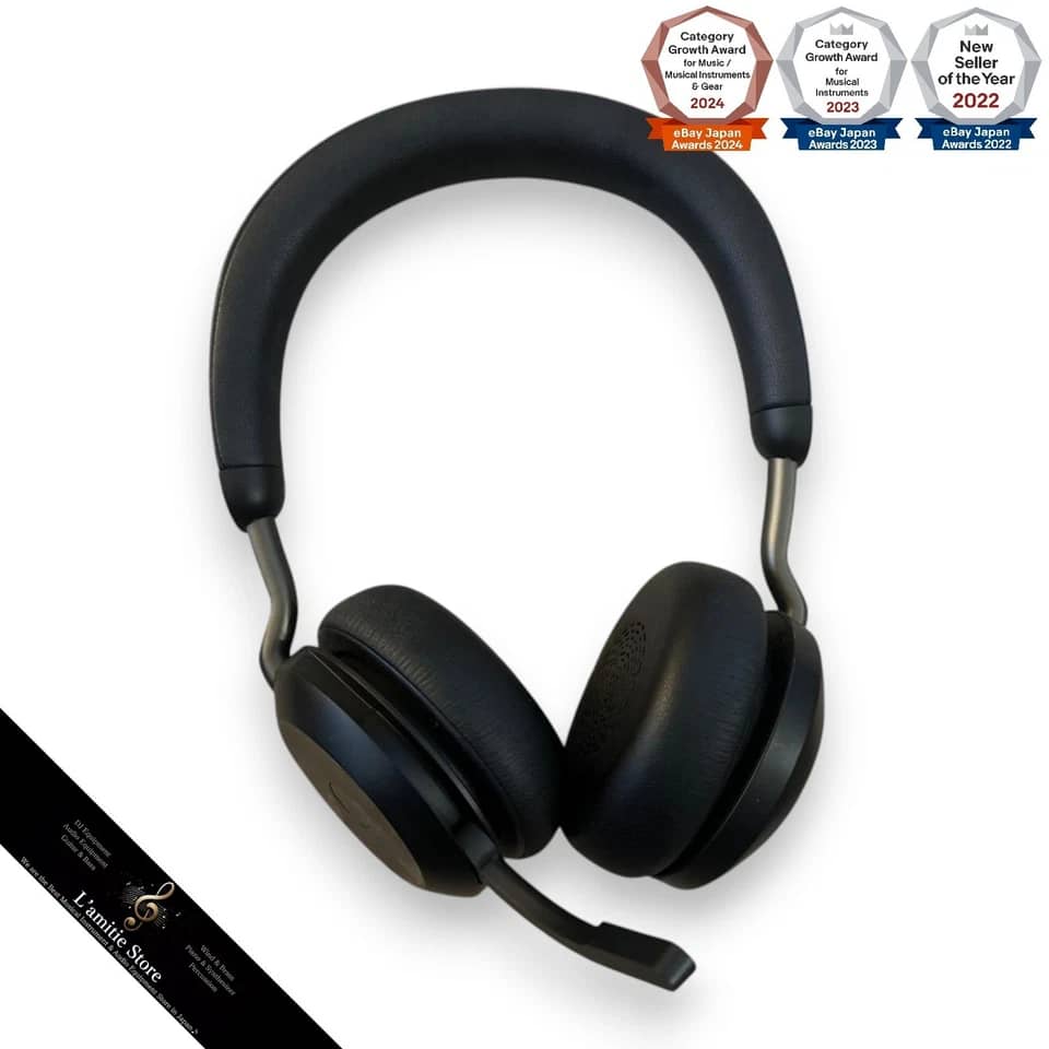 Jabra Evolve2 75 Headphones & Earbuds Black New