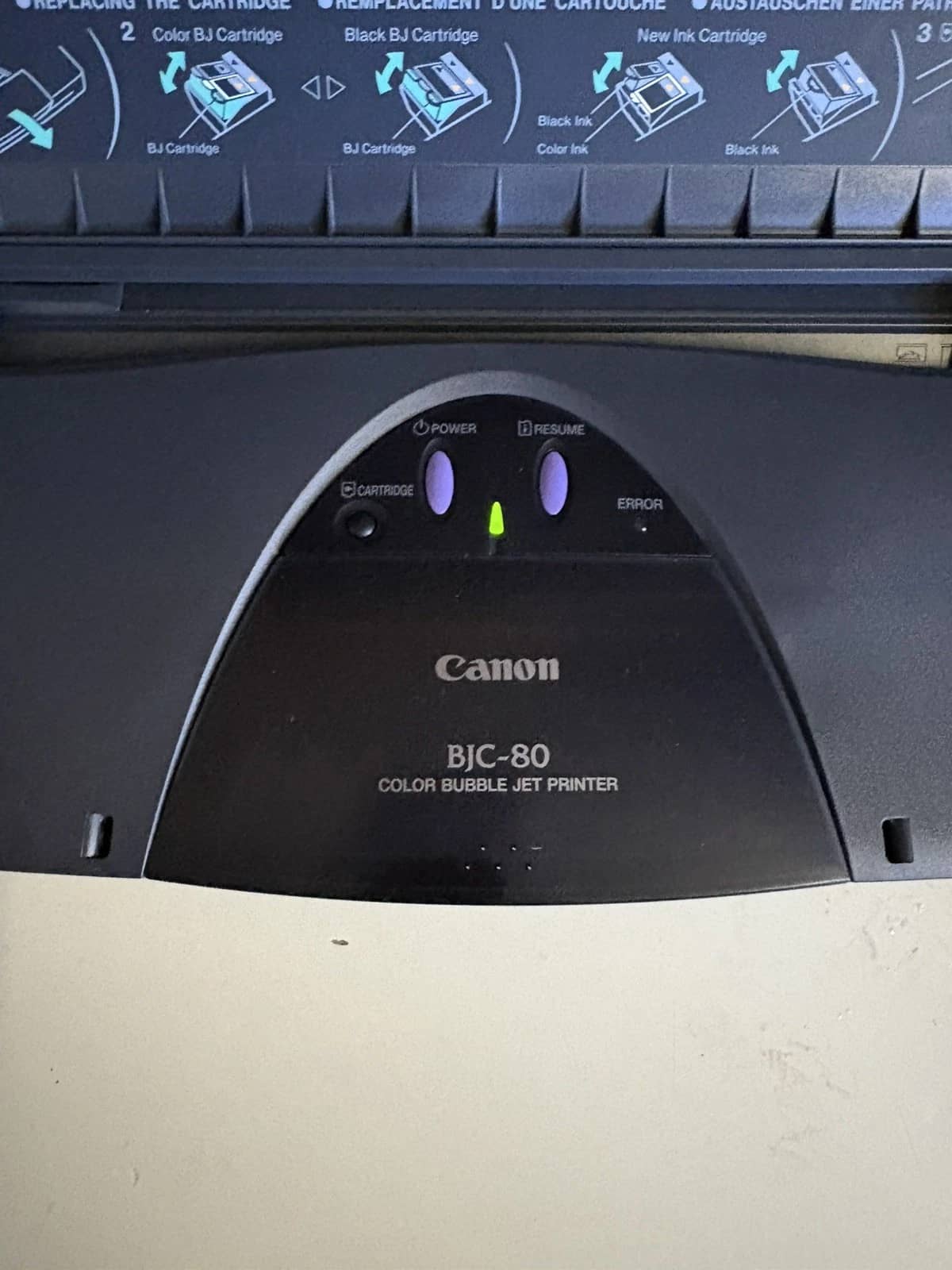 Canon BJC-85 K10190 Printers Used - Good