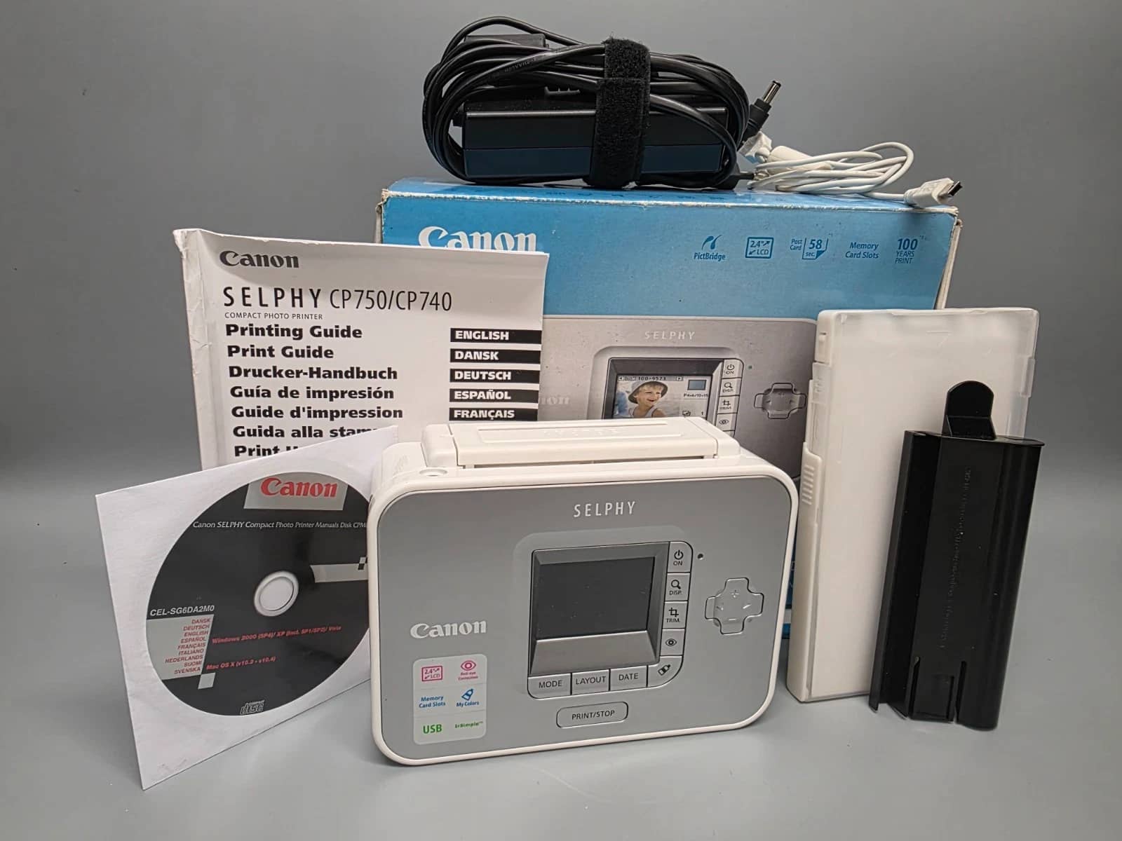 Canon Selphy CP 750 Printers Open-Box Excellent