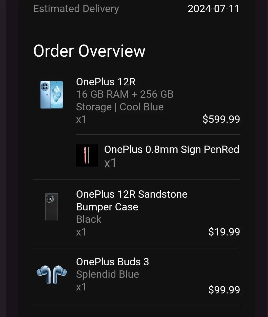 OnePlus Buds 3 Headphones & Earbuds Gray New