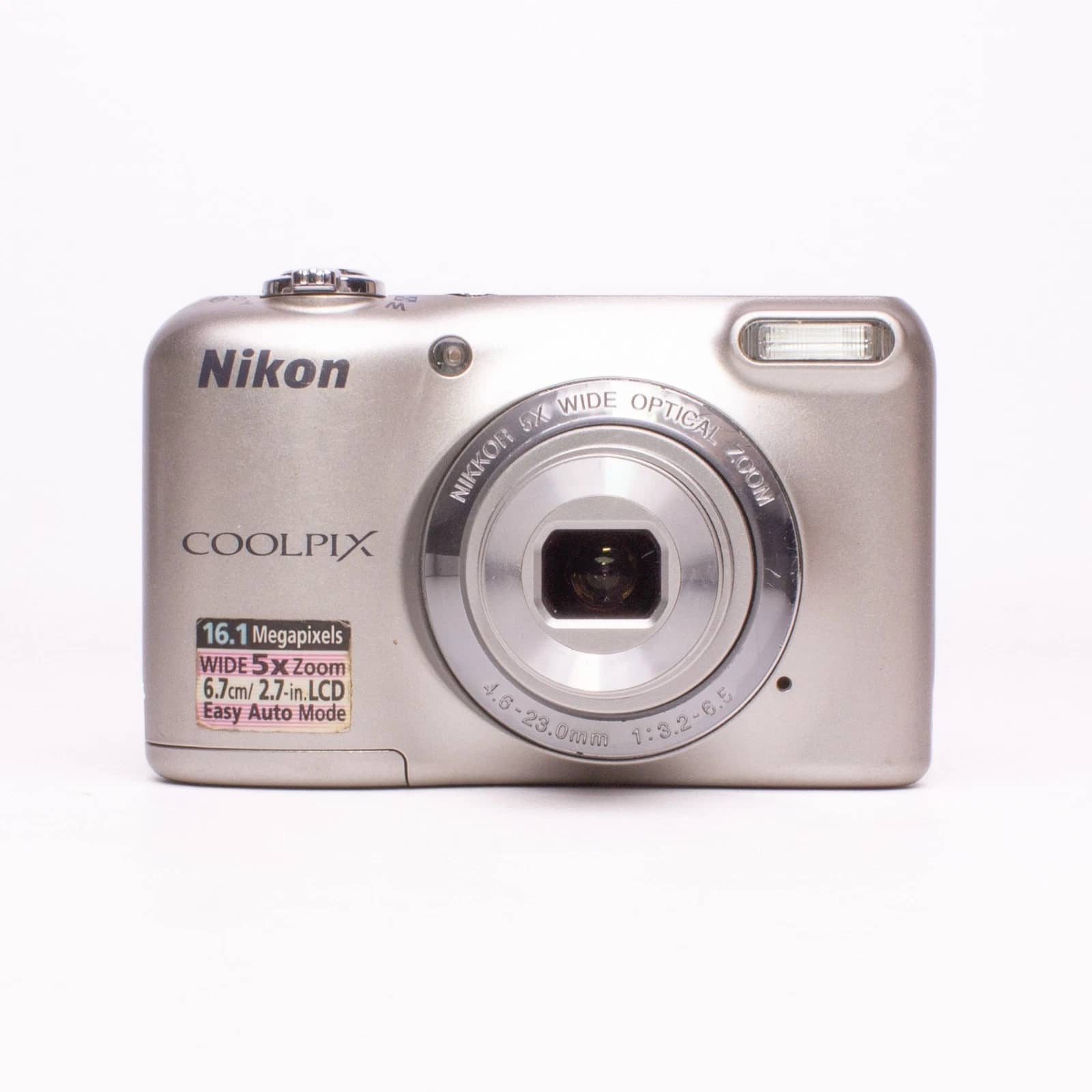 Nikon COOLPIX L27 Digital Cameras Silver Open-Box Excellent Body Only