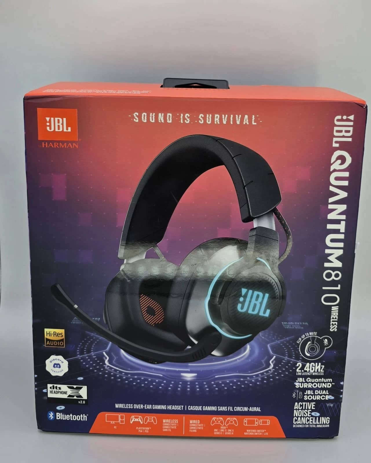 JBL Quantum 810 Headphones & Earbuds Black New