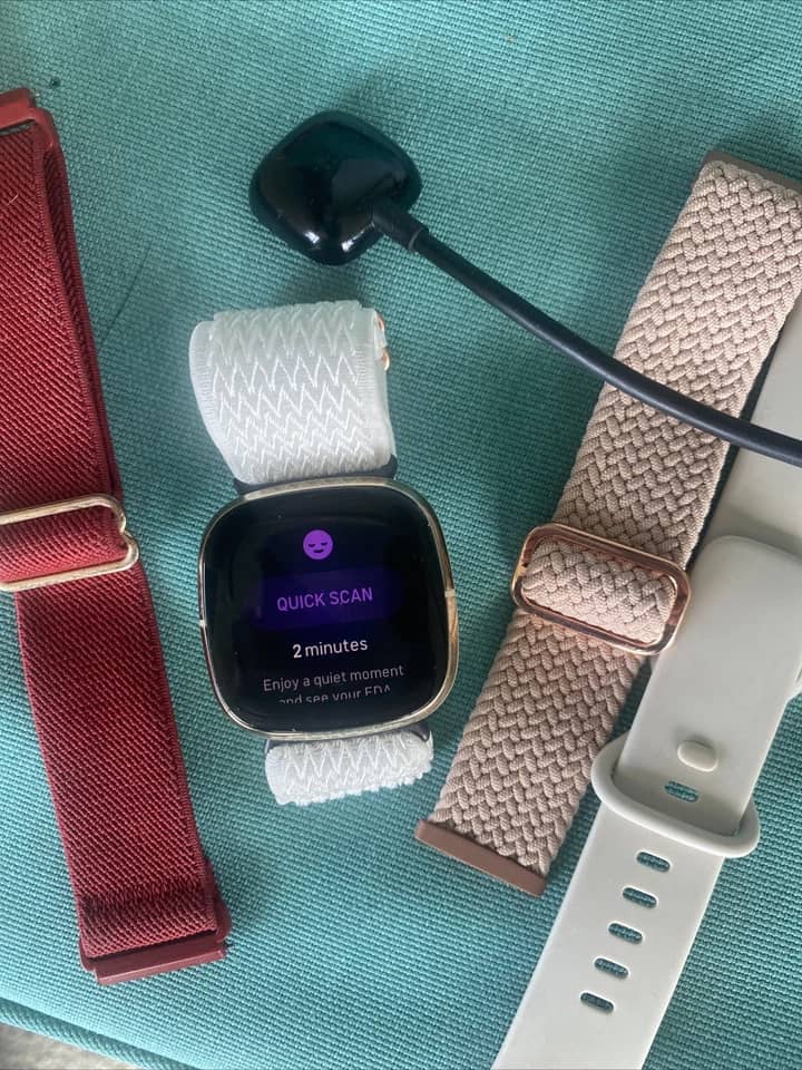 Fitbit Sense Smartwatches Graphite 40mm Open-Box Excellent
