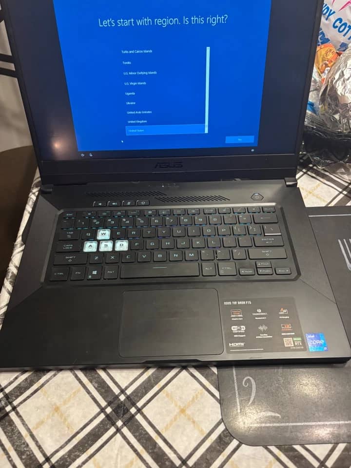 ASUS TUF F15 Computers