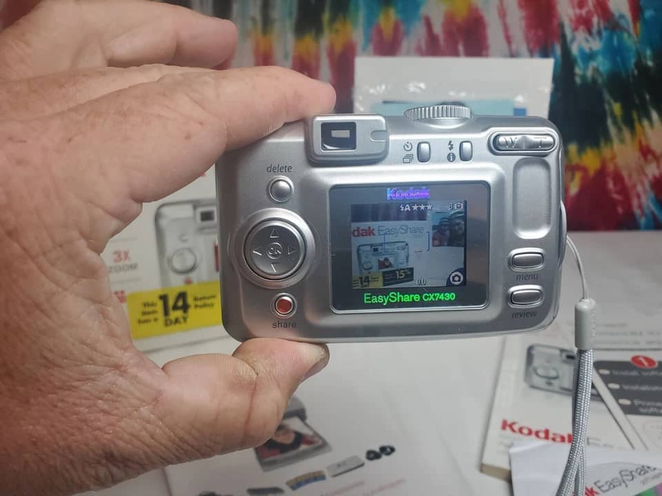 Kodak cx7430 Digital Cameras Silver Used - Good Body Only