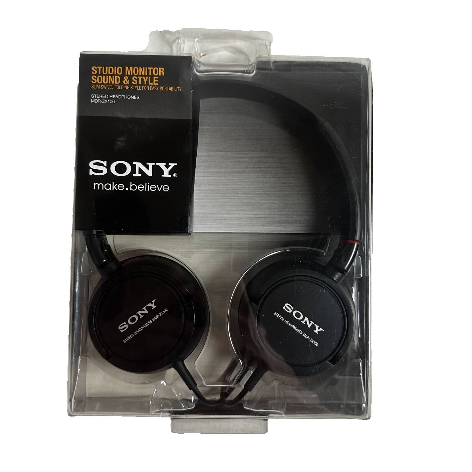 Sony MDR-AS210 B Headphones & Earbuds Black New